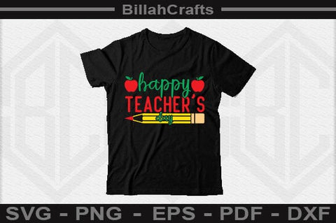 Happy Teacher's Day SVG File SVG BillahCrafts 