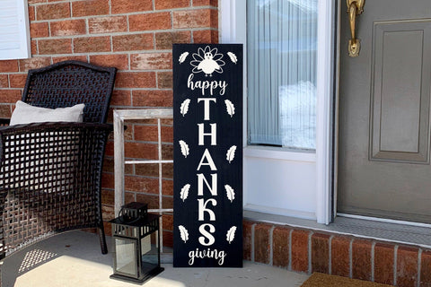 Happy Thanks Giving Porch Sign SVG SVG CraftLabSVG 