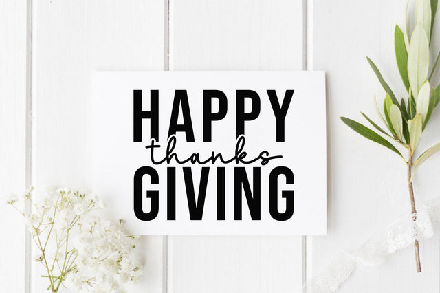 Happy Thanks Giving SVG SVGista 