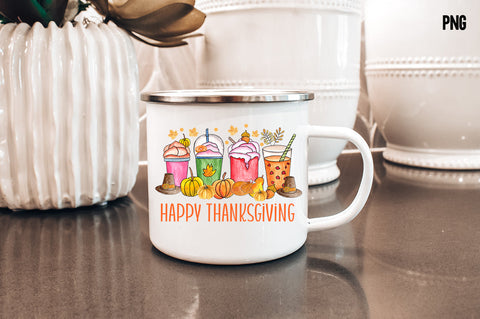 Happy thanksgiving Coffee Sublimation SVG fokiira 