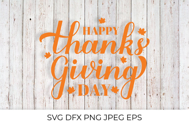 Happy Thanksgiving Day calligraphy lettering SVG SVG LaBelezoka 