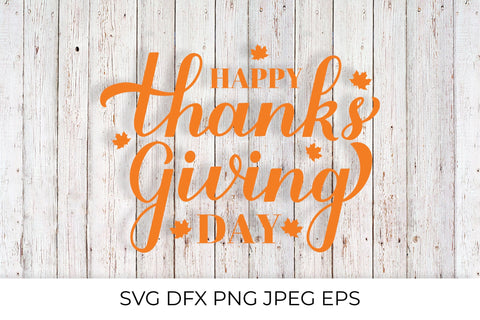 Happy Thanksgiving Day calligraphy lettering SVG SVG LaBelezoka 