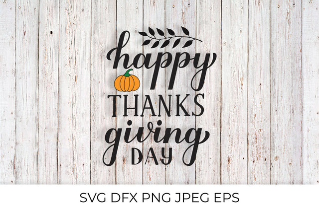 Happy Thanksgiving Day calligraphy lettering SVG SVG LaBelezoka 