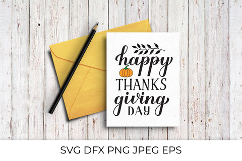 Happy Thanksgiving Day calligraphy lettering SVG SVG LaBelezoka 