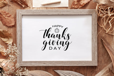 Happy Thanksgiving Day SVG Design SVG futivesvg 