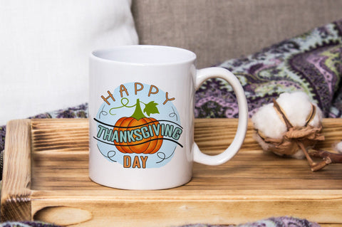 Happy Thanksgiving Day, Thanksgiving Sublimation PNG SVG futivesvg 