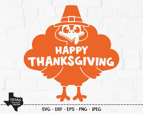 Happy Thanksgiving | Fall SVG SVG Texas Southern Cuts 