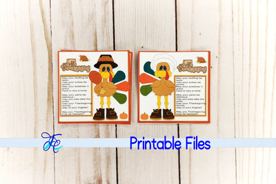 Happy Thanksgiving Gift Tag 3D Paper Family Creations 