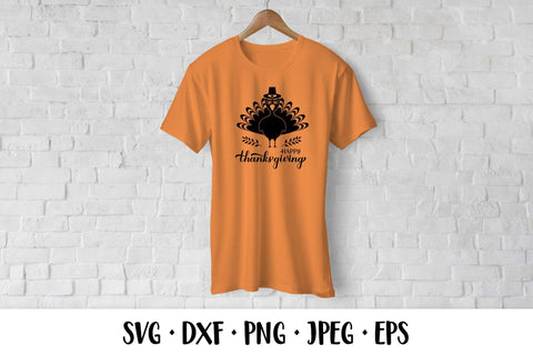 Happy Thanksgiving hand lettered SVG SVG LaBelezoka 