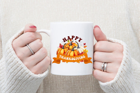 Happy Thanksgiving PNG Sublimation Design Sublimation CraftLabSVG 