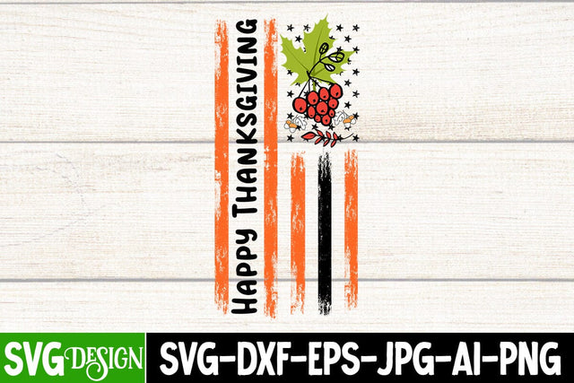 Happy Thanksgiving Sublimation Design, Happy Thanksgiving SVG Cut File, Happy Thanksgiving Sublimation Design, Happy Thanksgiving Sublimation Bundle Sublimation BlackCatsMedia 