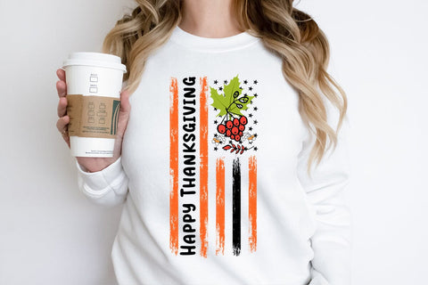 Happy Thanksgiving Sublimation Design, Happy Thanksgiving SVG Cut File, Happy Thanksgiving Sublimation Design, Happy Thanksgiving Sublimation Bundle Sublimation BlackCatsMedia 