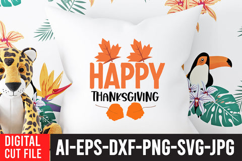 Happy Thanksgiving SVG Cut File , Fall SVG Bundle SVG BlackCatsMedia 