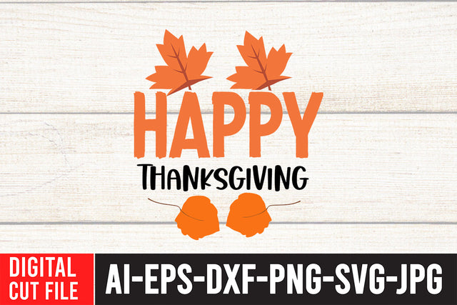 Happy Thanksgiving SVG Cut File , Fall SVG Bundle SVG BlackCatsMedia 