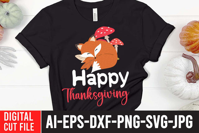 Happy Thanksgiving SVG Cut File SVG BlackCatsMedia 