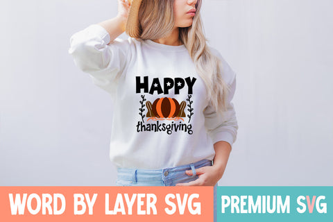 happy thanksgiving SVG CUT FILE SVG Blessedprint 
