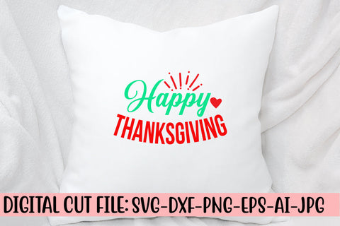 Happy Thanksgiving SVG Cut File SVG Syaman 