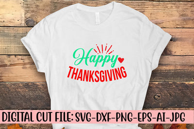 Happy Thanksgiving SVG Cut File SVG Syaman 