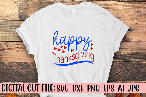 Happy Thanksgiving SVG Cut File SVG Syaman 