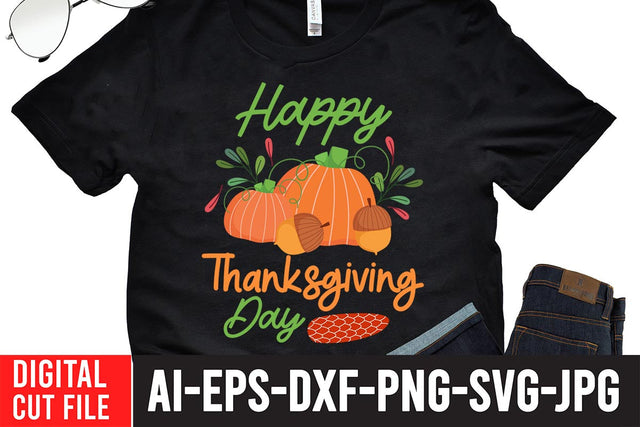 Happy Thanksgiving SVG Design SVG BlackCatsMedia 