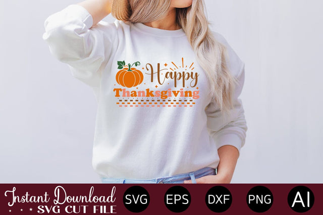 Happy Thanksgiving Svg Design SVG designmaster24 