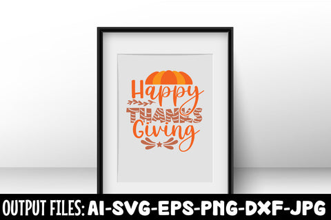 Happy Thanksgiving, SVG Design SVG Rafiqul20606 