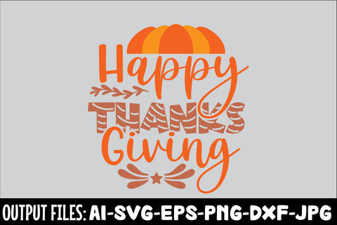 Happy Thanksgiving, SVG Design SVG Rafiqul20606 