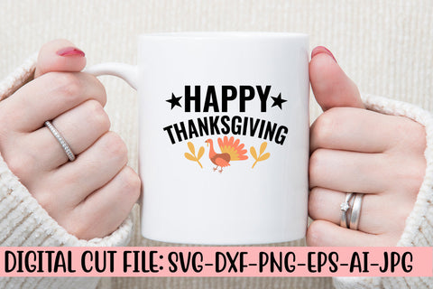 Happy Thanksgiving SVG Design SVG Syaman 