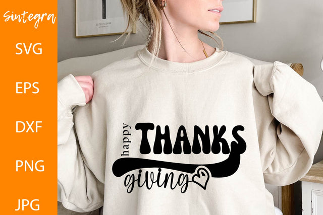 Happy Thanksgiving SVG Free For Commercial Use SVG Sintegra 