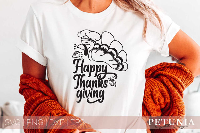 Happy Thanksgiving Svg | Funny Thanksgiving Design SVG Petunia Digital Design 