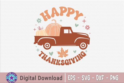 Happy Thanksgiving SVG SVG FiveStarCrafting 