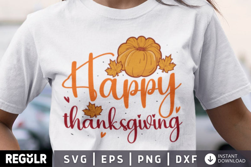 Happy thanksgiving SVG SVG Regulrcrative 