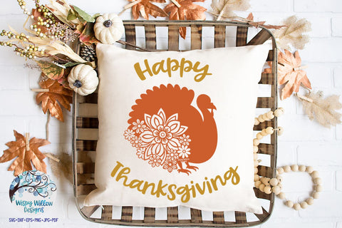Happy Thanksgiving SVG SVG Wispy Willow Designs 