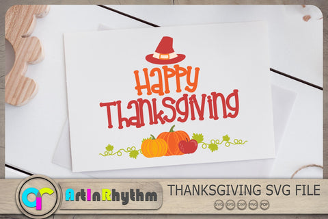 Happy Thanksgiving Svg, Thanksgiving Svg, Pumpkin Svg, Fall Svg SVG Artinrhythm shop 