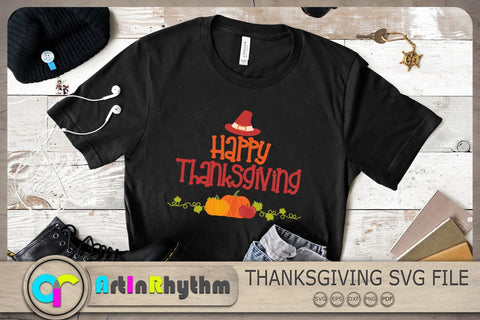 Happy Thanksgiving Svg, Thanksgiving Svg, Pumpkin Svg, Fall Svg SVG Artinrhythm shop 