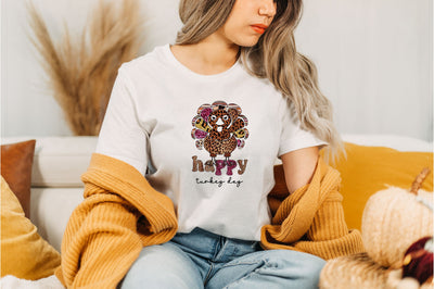happy turkey day Sublimation SVGArt 