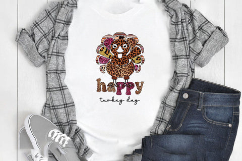 happy turkey day Sublimation SVGArt 