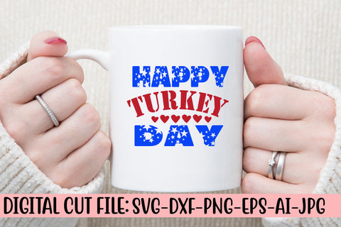 Happy Turkey Day SVG Cut File SVG Syaman 
