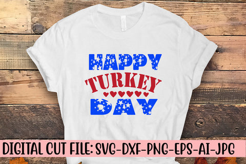 Happy Turkey Day SVG Cut File SVG Syaman 