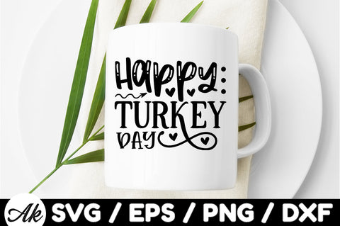 Happy turkey day svg SVG akazaddesign 