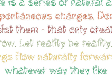 Happy Twigs Font yumnatype 