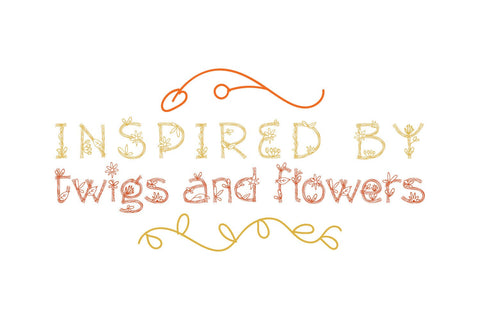 Happy Twigs Font yumnatype 