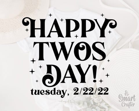 Happy Twosday 2.22.22 Svg, Twosday 2.22.22 svg, Tues Day svg, Happy Twosday Svg, 2s Day Svg, February 2nd 2022 svg, 2-22-22 svg, 2 svg, png SVG Fauz 