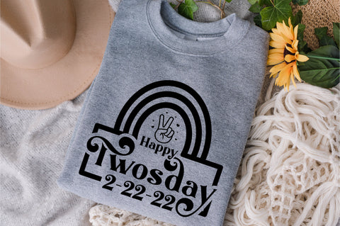 Happy Twosday 2.22.22 Svg, Twosday 2.22.22 svg, Twos Day svg, Happy Twosday Svg, 2s Day Svg, February 2nd 2022 svg, 2-22-22 svg, 2 svg, png SVG Fauz 