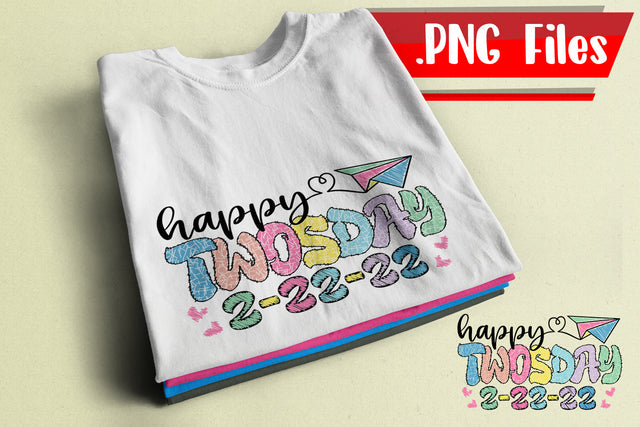 Happy Twosday Sublimation PNG Files Sublimation zafrans studio 