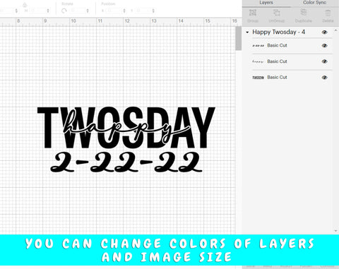 Happy Twosday SVG, 22 February 2022 SVG Cut File, Twosday SVG SVG HappyDesignStudio 