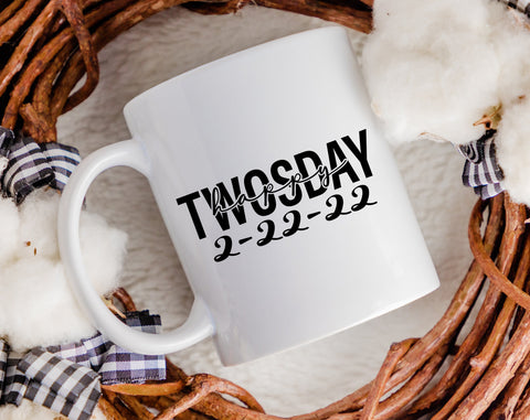Happy Twosday SVG, 22 February 2022 SVG Cut File, Twosday SVG SVG HappyDesignStudio 