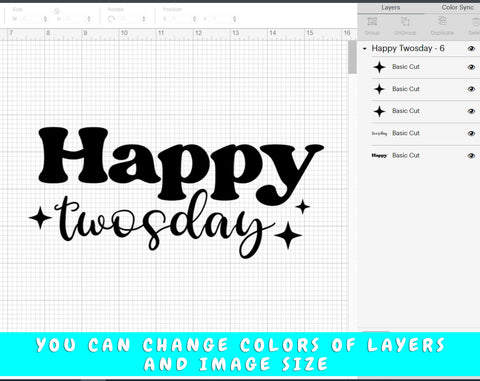 Happy Twosday SVG Bundle, 8 Designs, Twosday PNG, Twosday Cut Files For Cricut, Silhouette SVG HappyDesignStudio 
