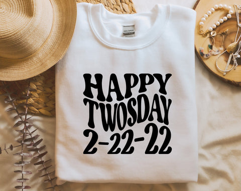 Happy Twosday SVG Bundle, 8 Designs, Twosday PNG, Twosday Cut Files For Cricut, Silhouette SVG HappyDesignStudio 