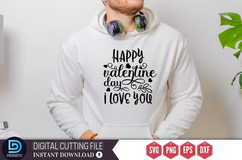 Happy valentine day i love you SVG SVG DESIGNISTIC 